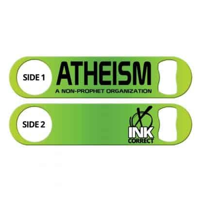 Atheism A Non-Prophet Organization Funny Flat Speed Opener