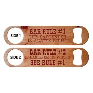 Bar Rules Flat Speed Opener