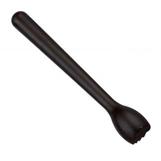 Black Drink Muddler with Ribbed End