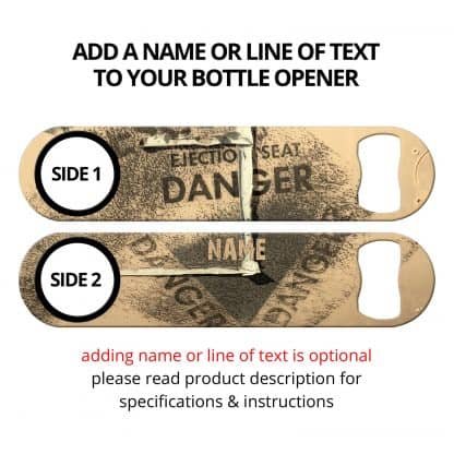 Danger Tan Grungy Speed Opener With Personalization