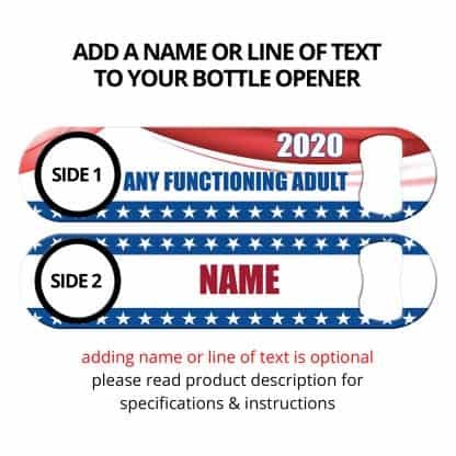 Functioning Adult Elections 2020 Speed Opener With Personalization