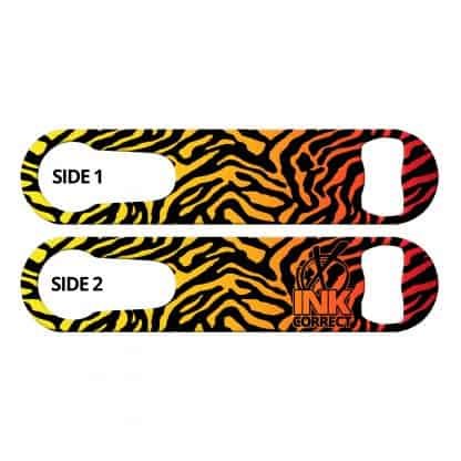 Leopard Pattern Flat PSR Bottle Opener