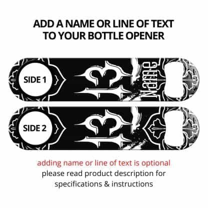 Lucky 13 Black Speed Opener With Personalization