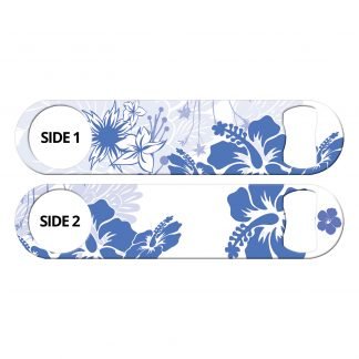 Porcelain Tropical Flowers Flat Speed Opener