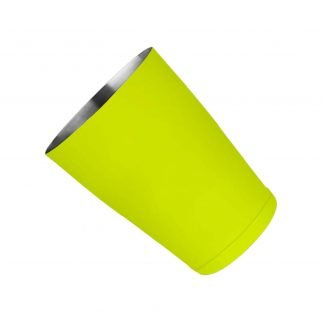 Neon Yellow Stainless Steel 16 oz Cocktail Shaker With Weighted Bottom