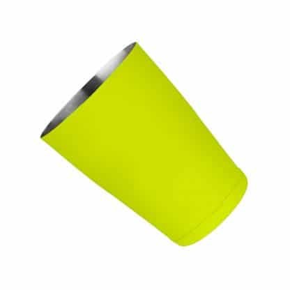 Neon Yellow Stainless Steel 16 oz Cocktail Shaker With Weighted Bottom