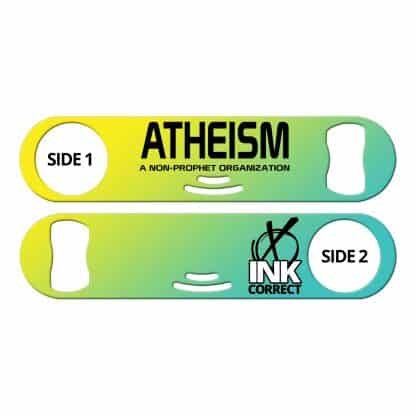 Atheism Non-Prophet Organization Flat Strainer Bottle Opener