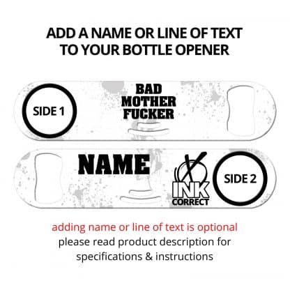 Bad MoFo Strainer Bottle Opener With Personalization