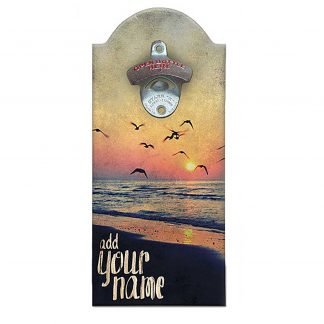 Cool Sunset Customizable Wall Mounted Bottle Opener