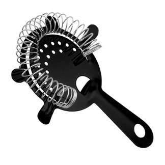 Black Metallic Classic Bartender Strainer