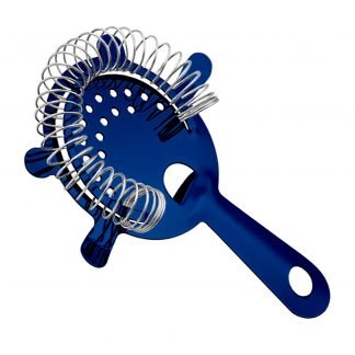 Blue Metallic Classic Bartender Strainer