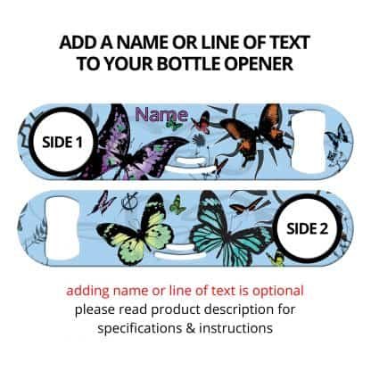 Butterfly Kisses Strainer Bottle Opener With Personalization