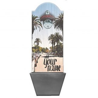 Cali Palms Customizable Wall Mounted Bottle Opener