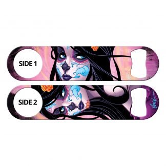 Day of the Dead Girl Sugar Skulls Flat Speed Opener by Professional Artist Martin Abel