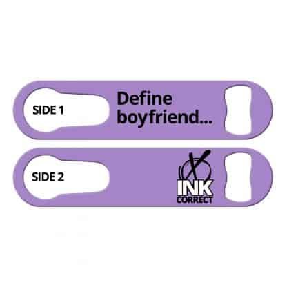 Define Boyfriend Bar Key With Built-In Pour Spout Remover