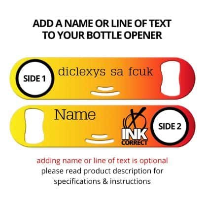 Diclexys Sa Fcuk Strainer Bottle Opener With Personalization