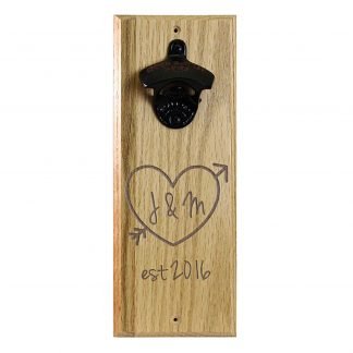 Customizable Wall Mounted Bottle Opener