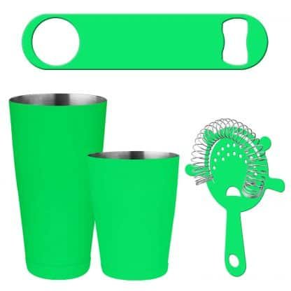 Neon Green 4-Piece Bartender Kit