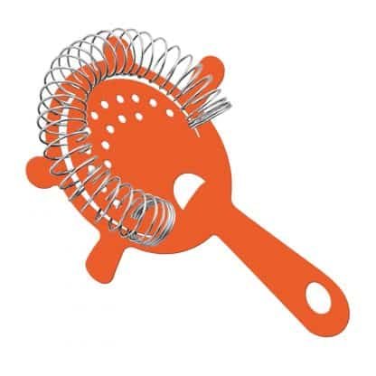 Neon Orange Classic Bartender Strainer