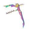 Double Lever Waiter's Corkscrew Wine Key With Rainbow Finish