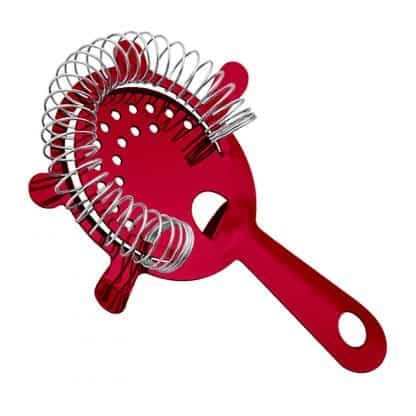 Metallic Red Classic Bartender Strainer