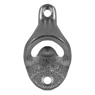 Silver Stationary Cast Iron Wall Mounted Bottle Opener