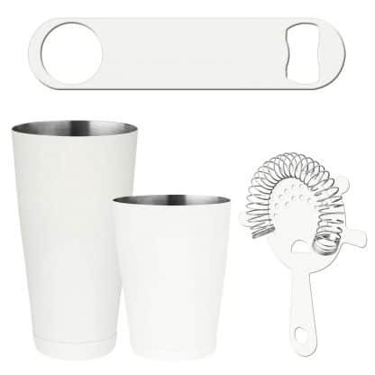 White 4-Piece Bartender Kit