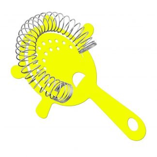 Neon Yellow Classic Bartender Strainer