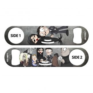 Adams Family 3-in-1 Multi Purpose Bottle Opener by Professional Artist Noel Saabye