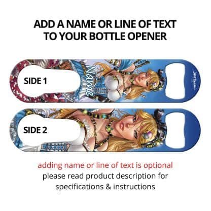 Alice in Wonderland Commissioned Art 2-in-1 PSR Bottle Opener With Personalization