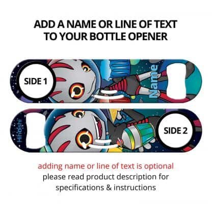 Commissioned Art Strainer Bottle Opener With Personalization