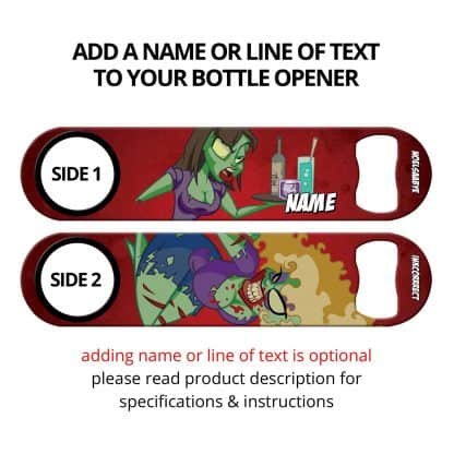Bar of the Dead Commissioned Art Speed Bottle Opener With Personalization
