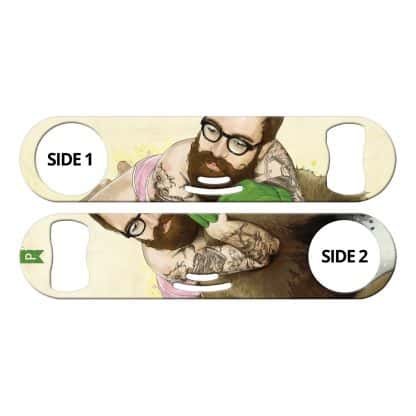 Bear Hug 3-in-1 Multi Purpose Bottle Opener by Professional Artist Keith P. Rein