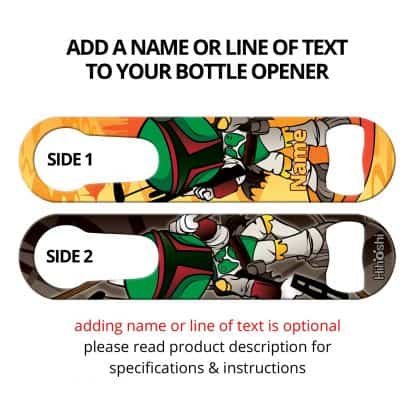 Boba Dreams Commissioned Art PSR Bottle Opener With Personalization