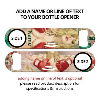 Boxing Vag Commissioned Art Strainer Bottle Opener With Personalization