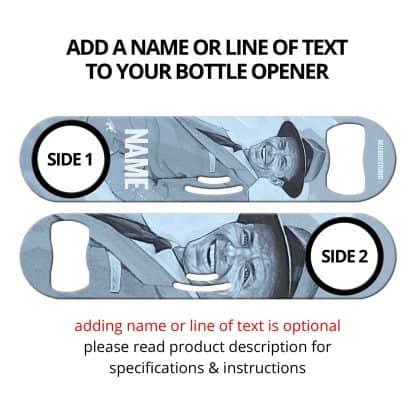 Chairman of the Board Commissioned Art Strainer Bottle Opener With Personalization