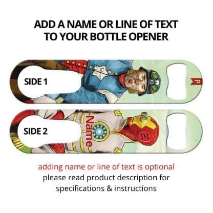 Civil War Commissioned Art PSR Bottle Opener With Personalization