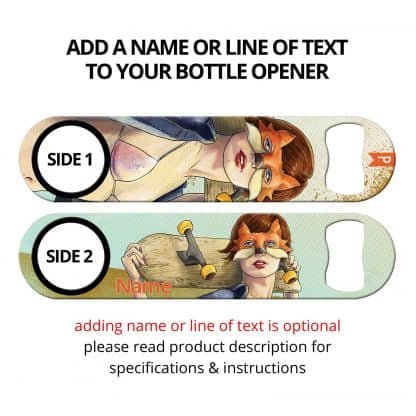 Deck Pic Commissioned Art Speed Bottle Opener With Personalization