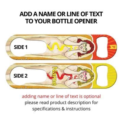 Essential Condiments Commissioned Art PSR Bottle Opener With Personalization
