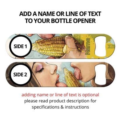 Food Porn Commissioned Art Speed Bottle Opener With Personalization