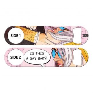 Gay Bar Flat Speed Bottle Opener by Professional Artist Keith P. Rein