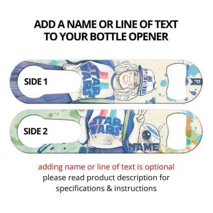 Geek Fans Commissioned Art PSR Bottle Opener With Personalization
