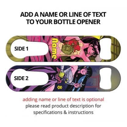 Geisha Warrior Girl Commissioned Art PSR Bottle Opener With Personalization
