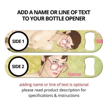Janine Melnitz Commissioned Art Speed Bottle Opener With Personalization