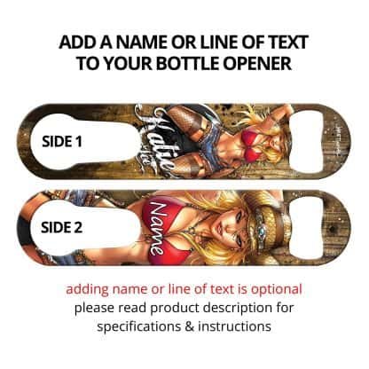 Katie Lee Sexy Country Girl Commissioned Art 2-in-1 PSR Bottle Opener With Personalization