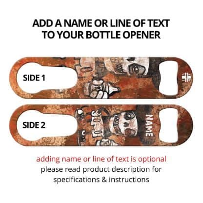 MMXVIII Commissioned Art PSR Bottle Opener With Personalization