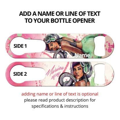 Marina Commissioned Art PSR Bottle Opener With Personalization