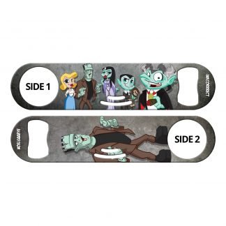 Munster Family 3-in-1 Multi Purpose Bottle Opener by Professional Artist Noel Saabye