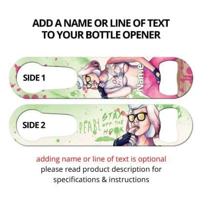 Off the Hook Commissioned Art PSR Bottle Opener With Personalization