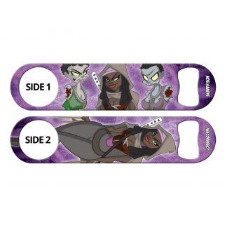 Pet Friendly Zombies Flat Speed Bottle Opener by Professional Artist Noel Saabye